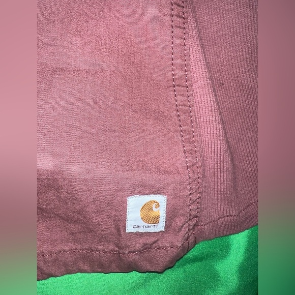 Carhartt Maroon Button Down Shirt size XS - Picture 4 of 10